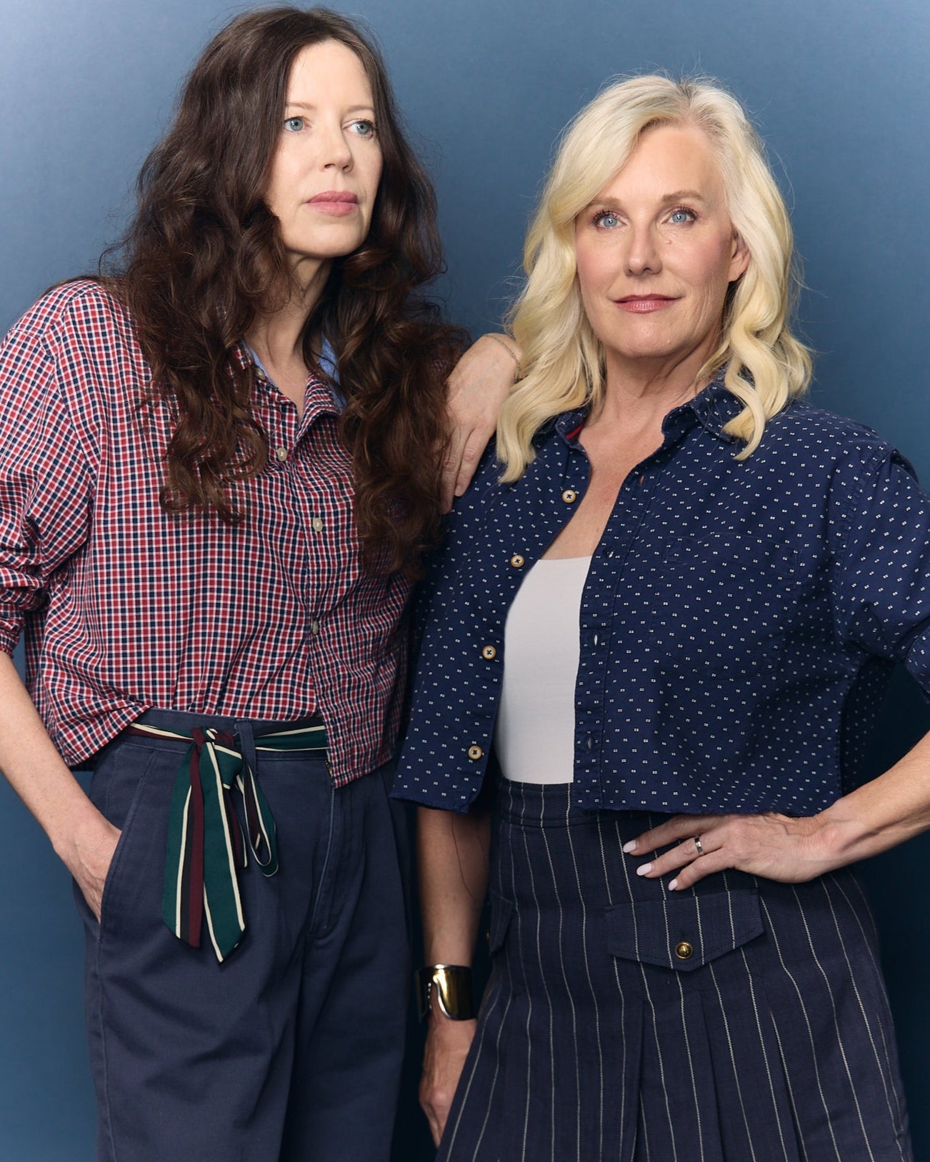 Red and Blue Box Plaid Harlow